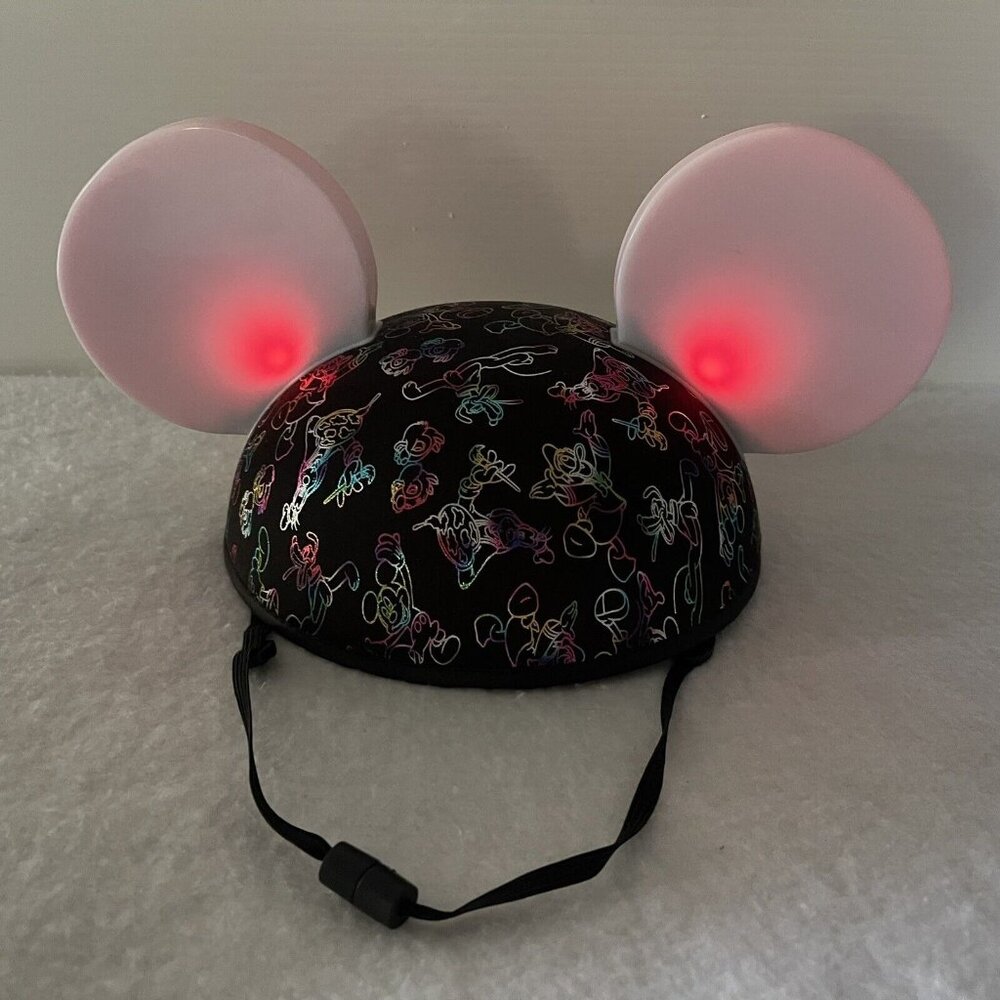 Mickey Mouse Ears Hat Glow With The Show Light Up Disney Parks World of Color